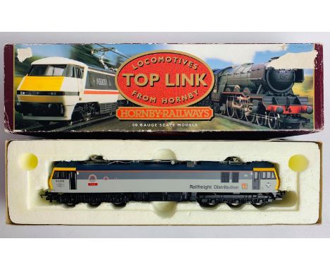 Hornby OO Gauge R289 Class 92 Railfreight Distribution Livery Loco - Boxed P&amp;P group 2 (£20 for the first item and £2.50 