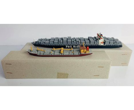 2x Bille Models 1:1250 Scale Models to Include: Bl 148 P&amp;O Nedlloyd Stuyvesant, Bl 101 Castillo De Monterrey - Both Model