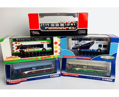5x Corgi Omnibus / Northcord Buses 1:76 Scale To Include: UKBUS 2016, UKBUS 2002, OM46014B, OM46703A, OM44701 - All Boxed P&a