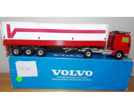 Lion Toys Dealer special edition Volvo F12 Globetrotter semi trailer P&amp;P group 2 (£20 for the first item and £2.50 for su