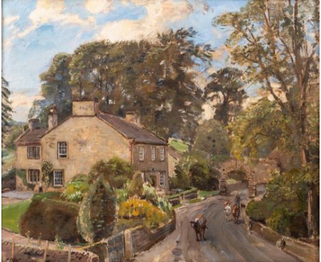 HERBERT ROYLE (1870-1958), The Arch at Bolton Abbey, oil on canvas, signed, 20" x 24", gilt frame (Illustrated)  (subject to 