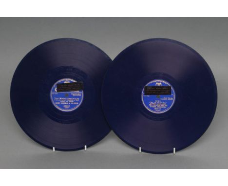 BILLIE HOLIDAY AND BENNY GOODMAN BLUE WAX COLUMBIA 78 R.P.M. RECORDS, No.2856-D, "Your Mother's Son-in-Law", Billie Holiday's