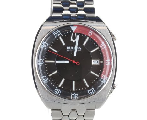 Bulova - Accutron II "Snorkel" Quartz Watch. Swiss made 262 kHz sweeping seconds quartz movement. Case and strap made from st