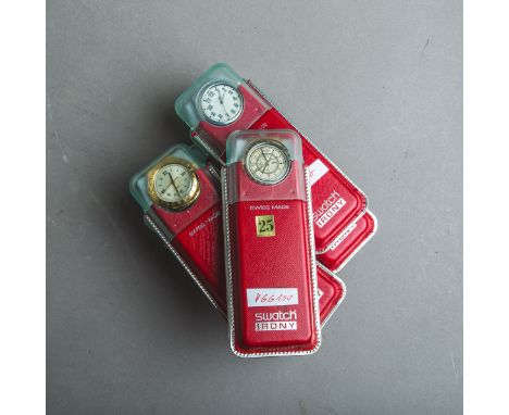 10-teiliges Konvolut von Armbanduhren (Swatch, Schweiz), bestehend aus: 2x YGS 9000, 1xYGS 4002, 1x YGS 1000, 1x YDS 1004, 1x