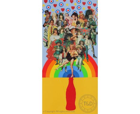 Peter Blake (b 1932) - modern British, Limited edition colour print, Summer Days, Signed in pencil and numbered 160 / 175, c2