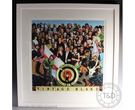 Peter Blake (b 1932) - modern British, Limited edition colour print, 'Vintage Blake', 'Peter Blakes 80th, Family, Friends, Ic