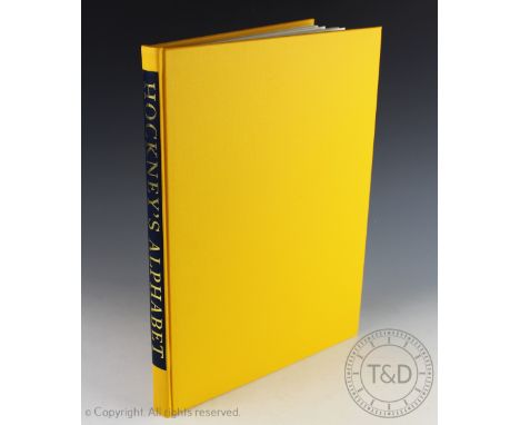 HOCKNEY (D), HOCKNEYS ALPHABET, with contributions by Stephen Spencer, limited edition, signed by the author and the editor, 