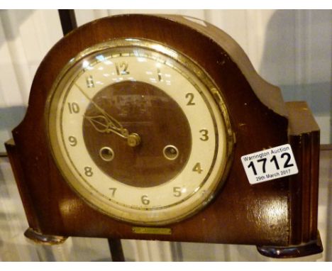 Smiths Enfield chiming mantel clock 1954