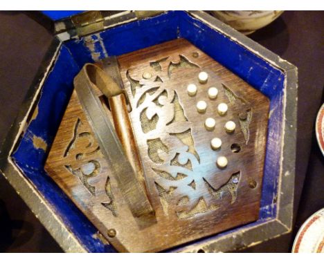 20 button Concertina in need of some attention to button, in carry case 