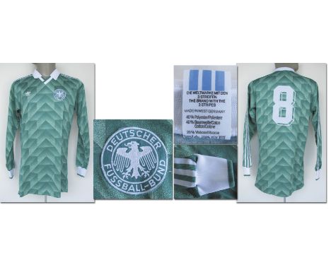 1988 George Best Testimonial 1988 Match Worn Football Shirt: Green