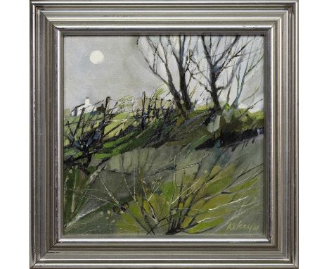 * ROBERT KELSEY DA MUniv PAI FRSA (SCOTTISH b. 1949), UNTITLED oil on board, signed and dated '81framedimage size 30cm x 30cm