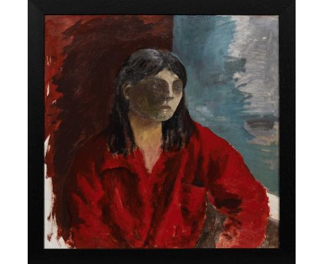* ALBERTO MORROCCO OBE RSA RSW RP RGI LLD D Univ (SCOTTISH 1919 - 1998), PORTRAIT OF A LADY oil on board, unsignedframedimage