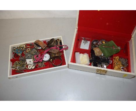 Mixed Lot: Various assorted costume jewellery, wristwatches etc