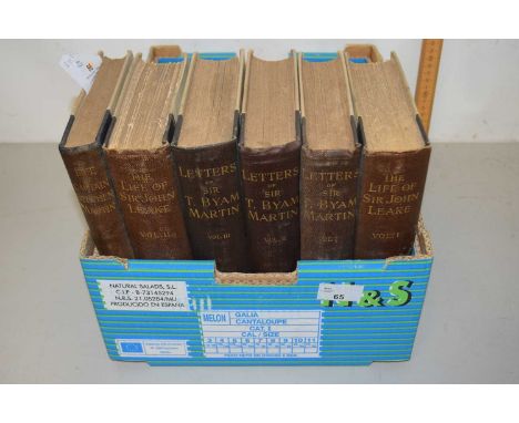 SIR RICHARD VESEY HAMILTON (ED): LETTERS AND PAPERS OF ADMIRAL OF THE FLEET SIR THOS BYAM MARTIN, [London] for the Navy Recor