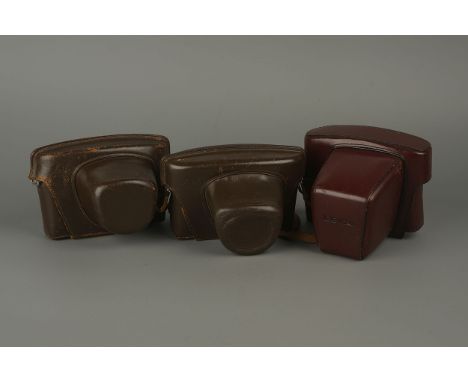 Three Leica Ever Ready Cases,for M and R series (3)