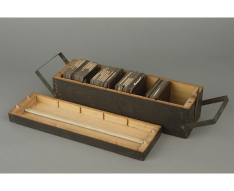 A Collection of Magic Lantern Slides of Astronomy, C.1920, amateur prepared slides of astronomical spectroscopy with images o