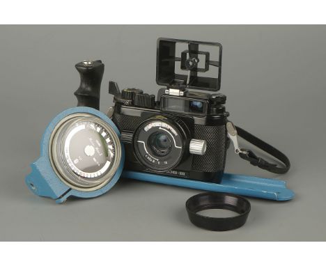 A Nikon Nikonos-III Underwater Camera,with Nikkor f/2.5 35mm lens, together with Sekonic Marine-Meter II