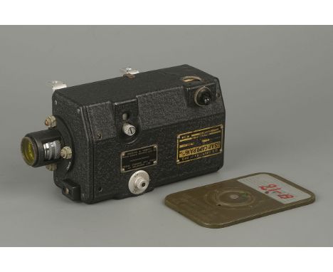 A U.S. Navy G.S.A.P 16mm Camera,used to record the results of air-to-air firing in combat, with Bell &amp; Howell f/3.5 35mm 