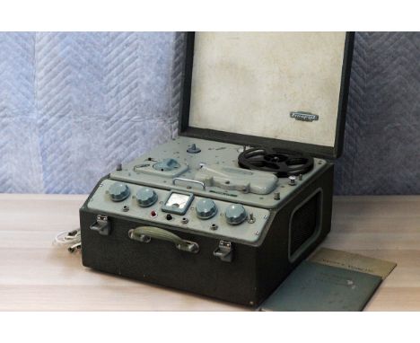 A Ferrograph Reel to Reel Tape Recorder,with original manual, untested, together with Defluxer