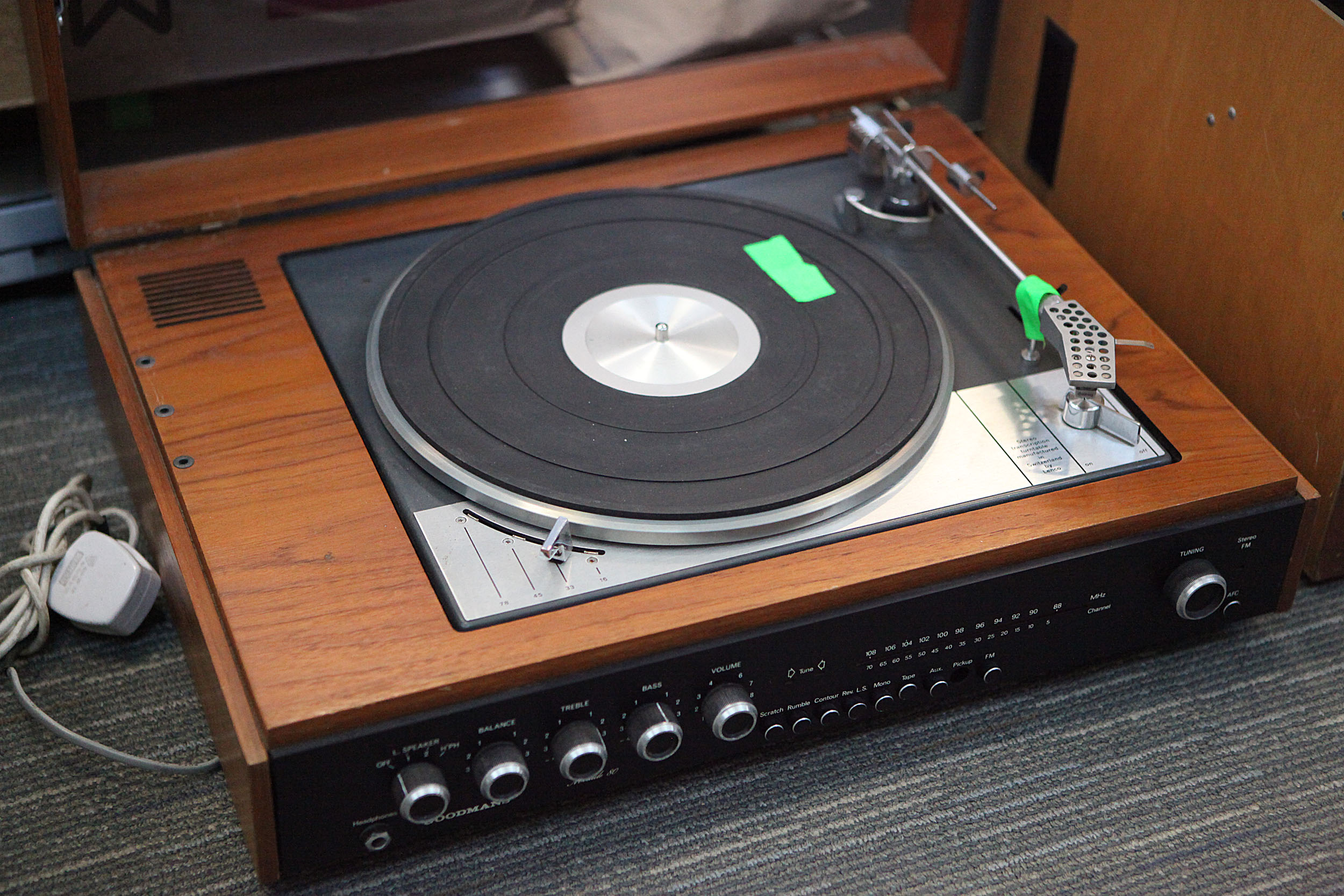 A Goodmans Modual 80 Record Player With Lenco Deck   Original 