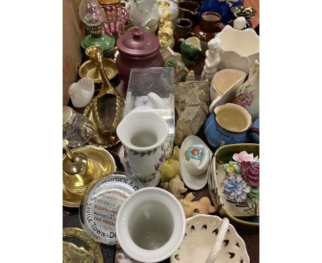 MIXED POTTERY CERAMICS &amp; COLLECTABLES - to include advertising items for Hagues, Glenleven Old Scotch, J Brown &amp; Co L