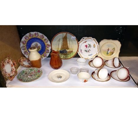 A mixed lot of china including Goss