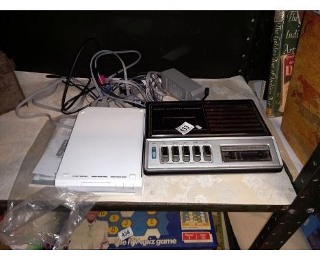 A Wii games unit &amp; an N2220 cassette recorder