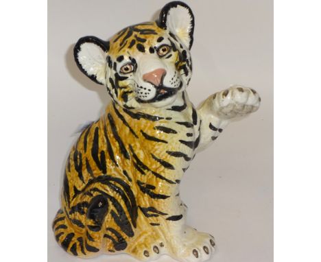 A modern ceramic figure  'Tiger'.