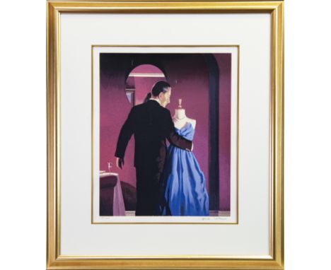 * JACK VETTRIANO OBE (SCOTTISH b 1951), ALTAR OF MEMORY silkscreen print, signed and numbered 105/295 50cm x 40cm Mounted, fr
