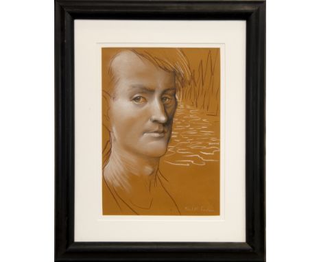 * FRANK MCFADDEN (SCOTTISH b 1972), PORTRAIT OF A MAN pastel on paper, signed 40cm x 28cm Framed and under glass