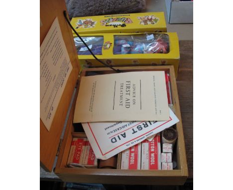 Cuxson Gerrard First Aid box with contents.