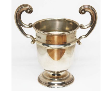 A hallmarked silver trophy, wt. 3oz.  