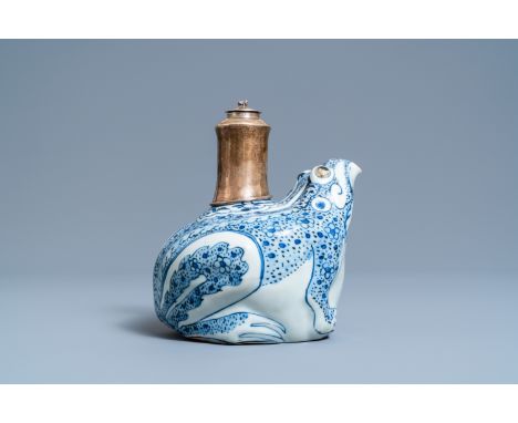 Full title:  A Chinese silver-mounted blue and white 'frog' kendi, WanliDescription: H.: 17 cmÊ Provenance:- Christie's, Amst