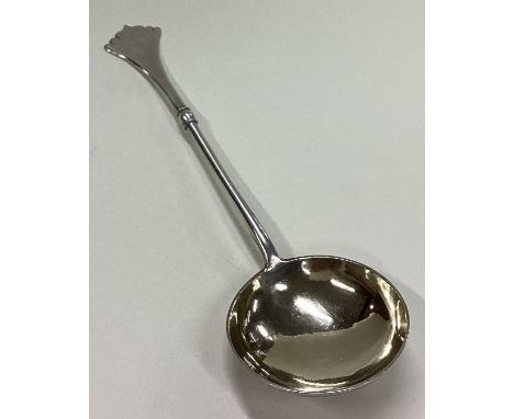 A Russian silver ladle. Circa 1900. Approx. 36 grams. Est. £40 - £60.