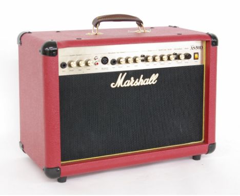 Marshall Acoustic Soloist AS50D guitar amplifier, red Tolex