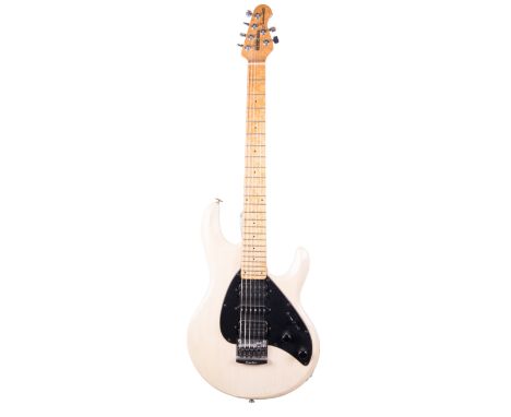 Jesse Wood / Ronnie Wood - Ernie Ball Music Man Silhouette electric guitar, circa 1988, with Glaser B Bender installed, made 