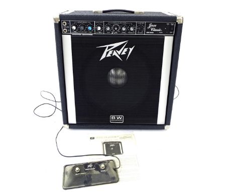 1980s Peavey Jazz Classic combo amplifier, made in USA, with 15" Peavey Black Widow speaker