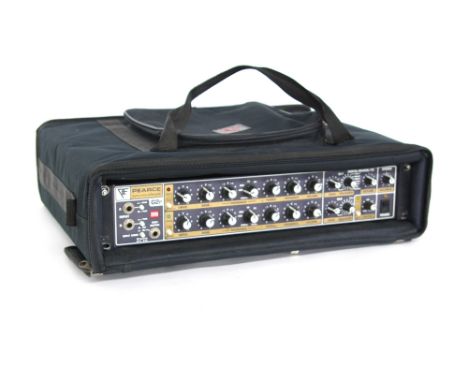 Pearce Amplifier Systems G2R guitar amplifier rack unit, within a JHS rack gig case