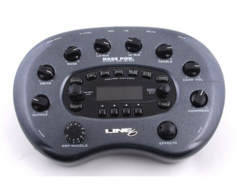 Line 6 Bass POD XT guitar unit, boxed with manual