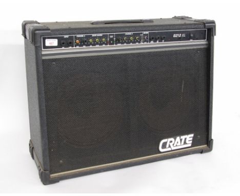Crate G212XL combo guitar amplifier, some control knobs missing