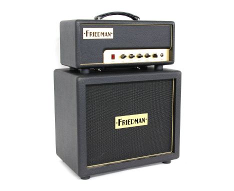 Friedman PT-20 guitar amplifier, made in USA; together with a Friedman PT-112 1 x 12 extension speaker cabinet