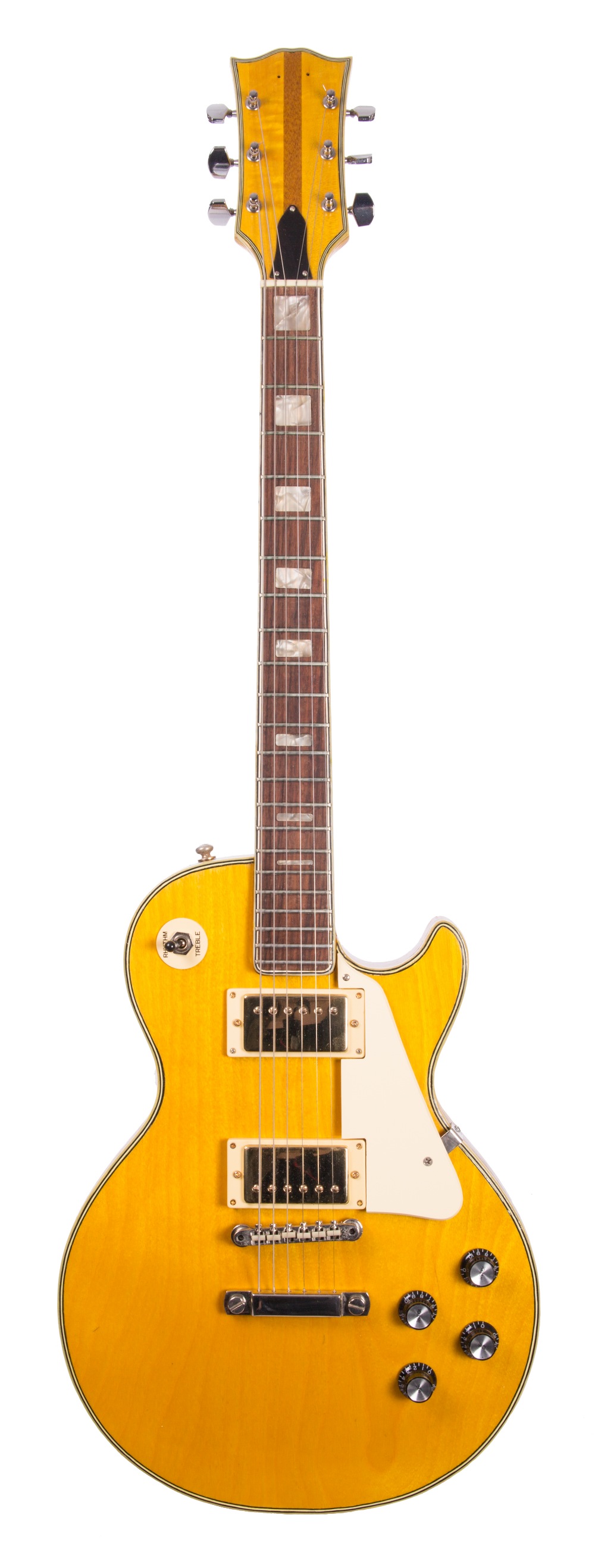 Les Paul style electric guitar, probably by Kay, made in Japan, re