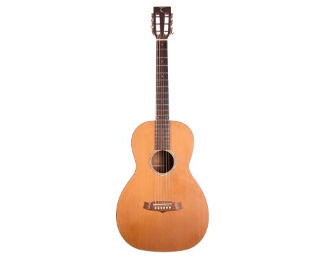 Tanglewood TW73 acoustic guitar; Finish: natural, minor imperfections; Fretboard: rosewood; Frets: good; Case: none; Overall 