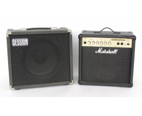 Session Rockette 30 guitar amplifier; together with a Marshall Valvestate VS15 guitar amplifier (2)