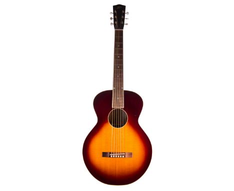 Atkin Guitars L-1 acoustic guitar, made in England, no. 5xx/xxx2; Back and sides: mahogany, light scruffs; Table: sunburst fi