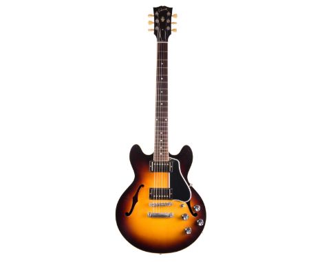 2014 Gibson Memphis ES339 hollow body electric guitar, made in USA, ser. no. ME4xxxx0; Finish: vintage sunburst, minor surfac