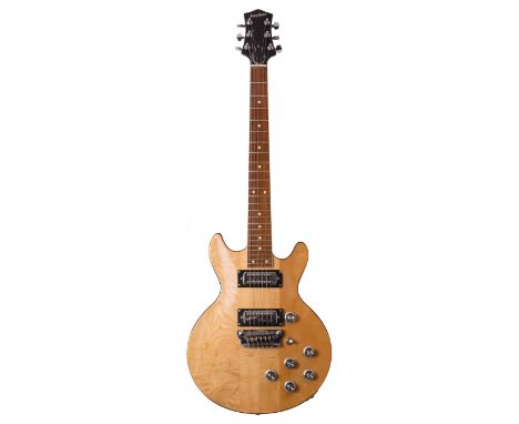 1970s John Birch custom electric guitar, made in England; Finish: tobacco burst back, sides and neck, three-ply plastic back 