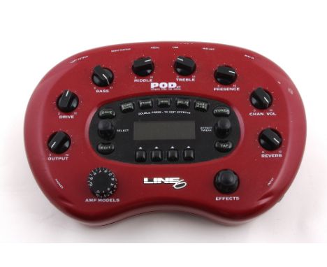 Line 6 POD XT guitar unit, boxed with manual and power supply