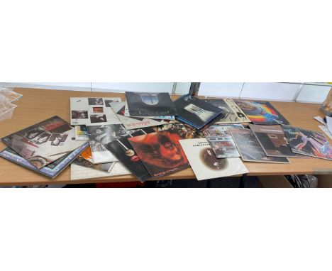 Selection of 26 Rock records to include Pink Floyd, Rolling Stones etc 
