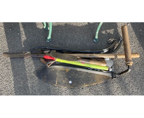Selection of garden tools 